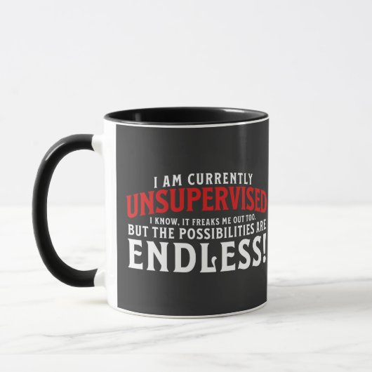 Ik ben op dit moment ongecontroleerd mok (Links)