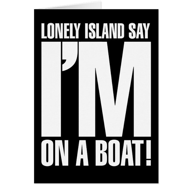 Ik ben op een boot (Voorkant)