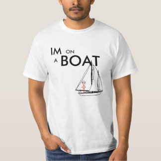 Ik ben op een boot 2 t-shirt
