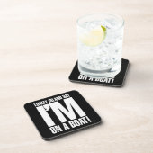 Ik ben op een boot bier onderzetter (Rechterzijde)