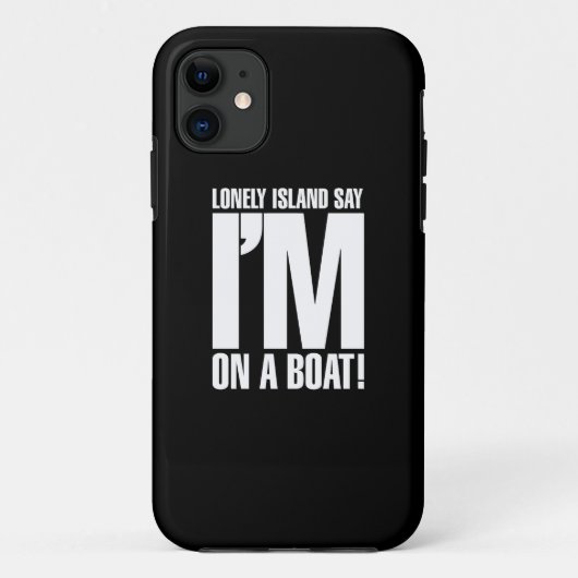 Ik ben op een boot Case-Mate iPhone case (Achterkant)