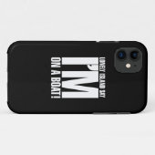 Ik ben op een boot Case-Mate iPhone case (Achterkant (horizontaal))