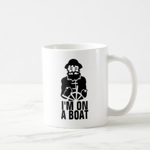 Ik ben op een boot koffiemok