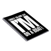 Ik ben op een boot notitieboek (Rechterzijde)