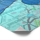 Ik ben op een boot poster (Hoek)