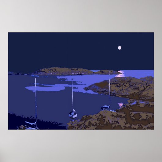 Ik ben op een boot poster (Voorkant)