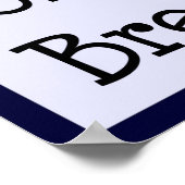 Ik ben op een pauze. poster (Hoek)