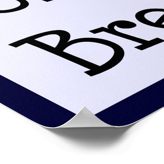 Ik ben op een pauze. poster (Hoek)