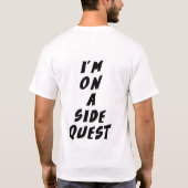 Ik ben op een zijweg t-shirt (Achterkant)