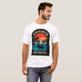 "Ik ben op eilandtijd deze kerst." T-shirt (Voorkant volledig)