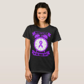 Ik ben op Fibro Time Fibromyalgie bewustzijn T-shirt (Voorkant volledig)