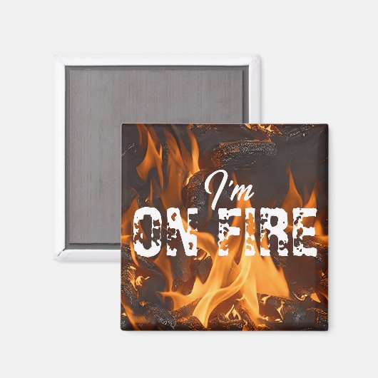 Ik ben op Fire Magnet (Voorkant / Achterkant)