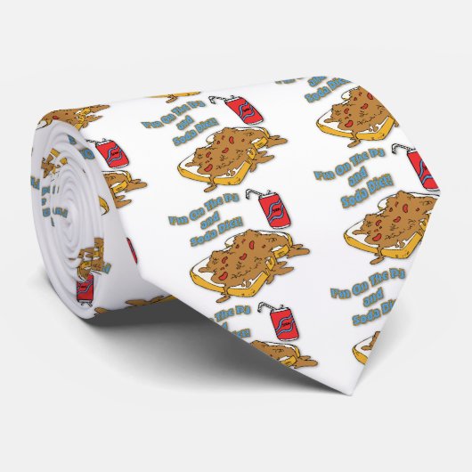 Ik ben op het PJ en het Soda Diet Stropdas (Opgerold)