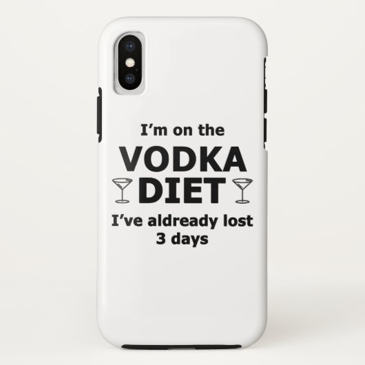 Ik ben op het Wodka Diet Case-Mate iPhone Case (Achterkant)