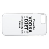 Ik ben op het Wodka Diet Case-Mate iPhone Case (Achterkant (Horizontaal))