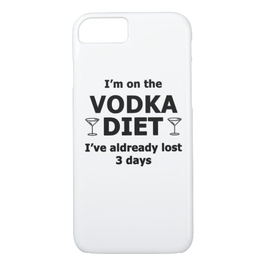 Ik ben op het Wodka Diet Case-Mate iPhone Case (Achterkant)