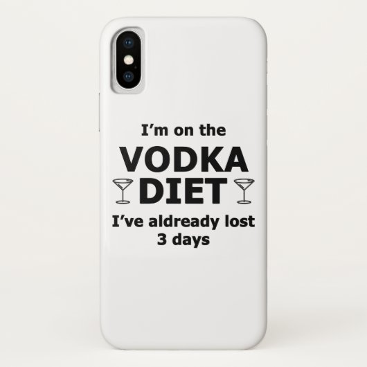 Ik ben op het Wodka Diet Case-Mate iPhone Case (Achterkant)