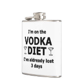 Ik ben op het Wodka Diet Heupfles (Links)