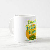 Ik ben op Island Time Koffiemok (Voorkant links)