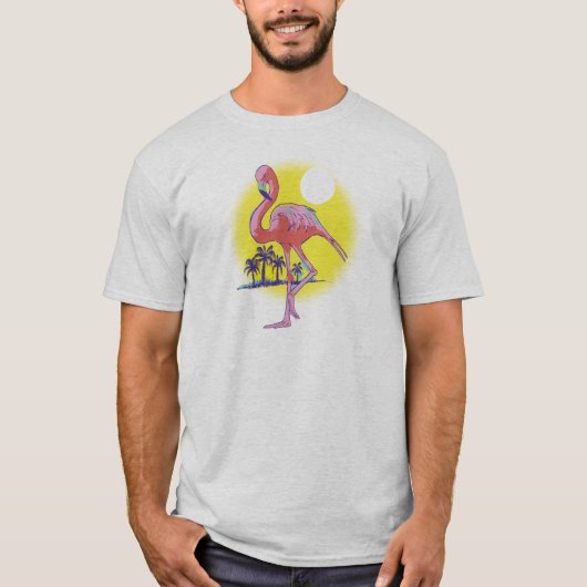 Ik ben op Island Time. T-shirt (Voorkant)