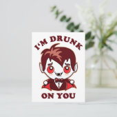 Ik ben op je Drink | Verklaring over de liefdadigh Briefkaart (Staand voorkant)