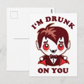 Ik ben op je Drink | Verklaring over de liefdadigh Briefkaart (Voorkant / Achterkant)