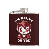 Ik ben op je Drink | Verklaring over de liefdadigh Heupfles (Voorkant)