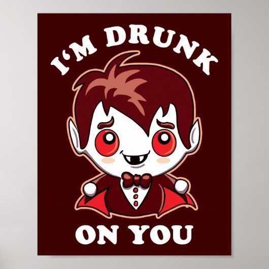 Ik ben op je Drink | Verklaring over de liefdadigh Poster (Voorkant)