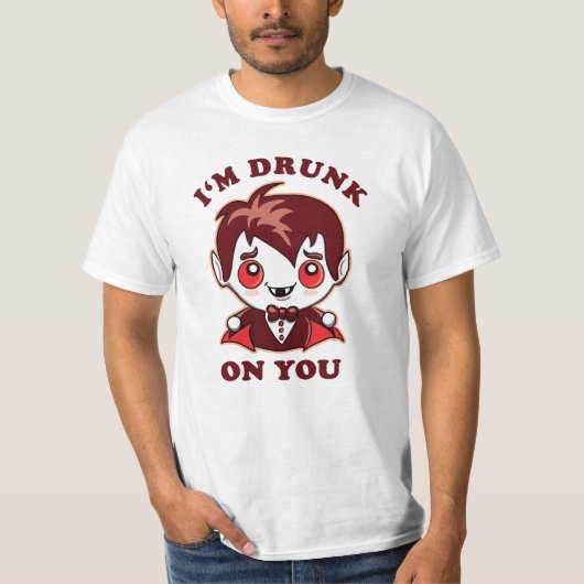 Ik ben op je Drink | Verklaring over de liefdadigh T-shirt (Voorkant)