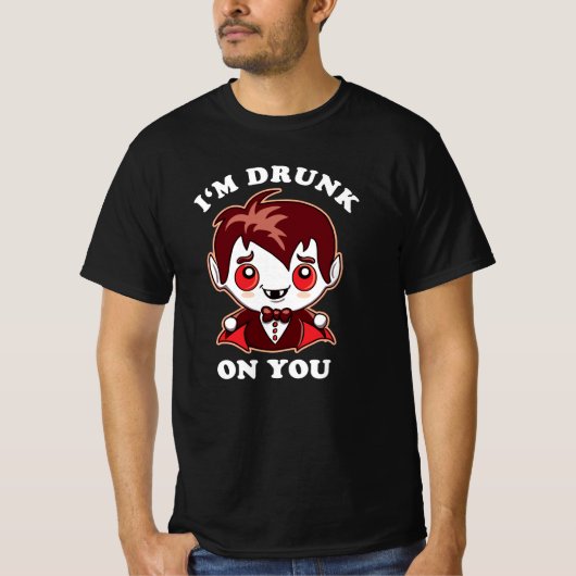 Ik ben op je Drink | Verklaring over de liefdadigh T-shirt (Voorkant)