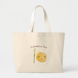 Ik ben op je gehakt! grote tote bag