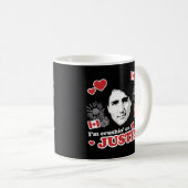 Ik ben op Justin aan het kruipen. Koffiemok (Voorkant rechts)