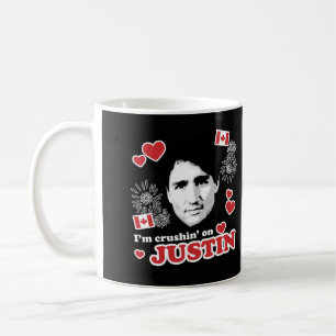 Ik ben op Justin aan het kruipen. Koffiemok