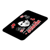 Ik ben op Justin aan het kruipen. Magneet (Linkerzijde)