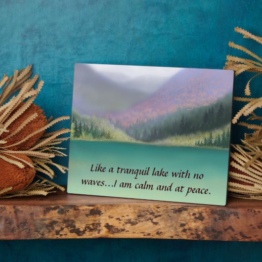 Ik ben op Peace Plaque Fotoplaat (Zijkant)