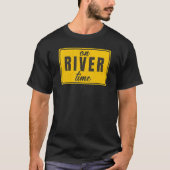 Ik ben op River Time Summer Tubing Family Float Tr T-shirt (Voorkant)