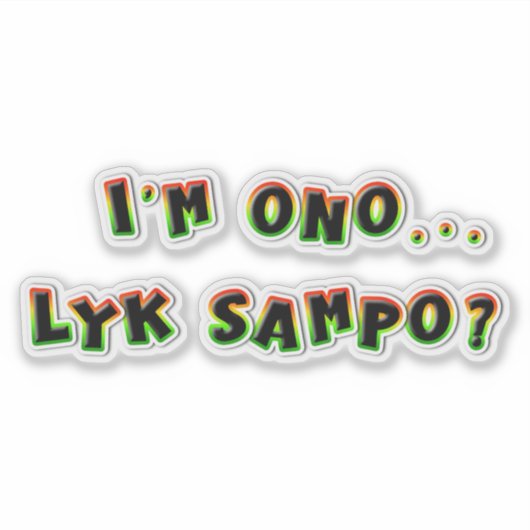 Ik ben op sticker (Voorkant)