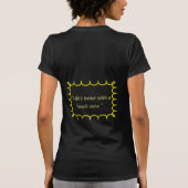 Ik ben op strandtijd – Minimalistisch zomer T-shir T-shirt (Achterkant)