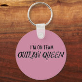 Ik ben op Team Outlaw Queen Sleutelhanger (Voorkant)