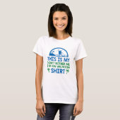 Ik ben op vakantie t-shirt (Voorkant volledig)