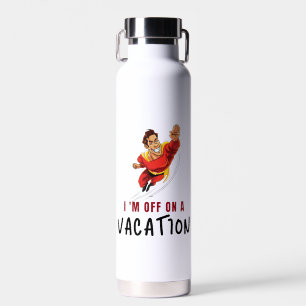 Ik ben op vakantie - Waterfles
