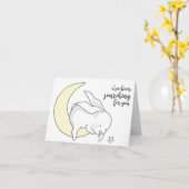 Ik ben op zoek naar jou, Bunny on Moon Kaart (Gele Bloem)