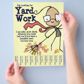 Ik ben op zoek naar Yard Work Flyer (Hand)