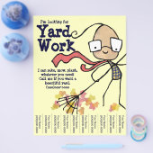 Ik ben op zoek naar Yard Work Flyer (Enkel)
