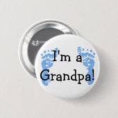 Ik ben opa! ronde button 5,7 cm (Voorkant /achterkant)