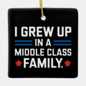 Ik ben opgegroeid in een middenklasse gezin, Kamal Keramisch Ornament (Voorkant)