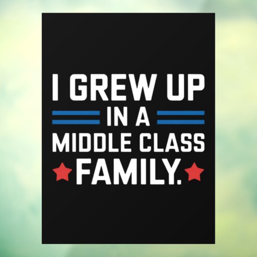 Ik ben opgegroeid in een middenklasse gezin, Kamal Raamsticker (Vel 3)