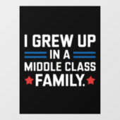 Ik ben opgegroeid in een middenklasse gezin, Kamal Raamsticker (Vel)