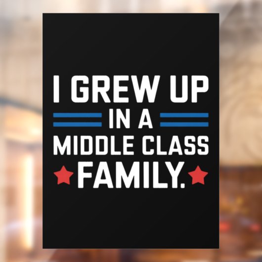 Ik ben opgegroeid in een middenklasse gezin, Kamal Raamsticker (Vel 2)