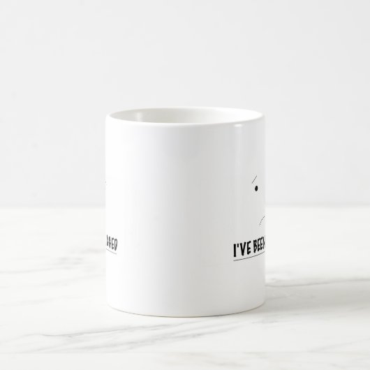 Ik ben opgejaagd. koffiemok (Center)